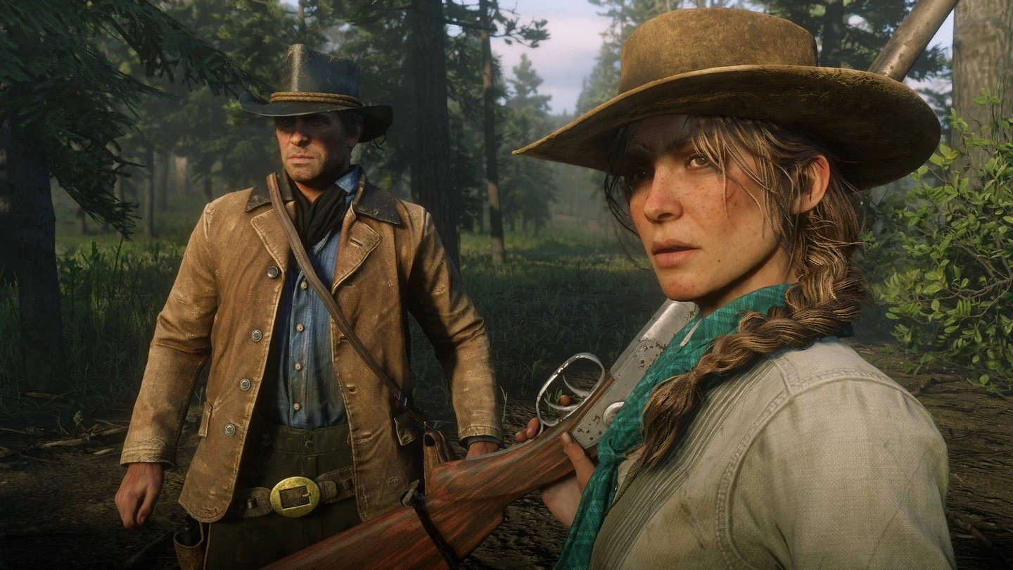 игра, Red Dead Redemption 2, обзор, приключения, Дикий Запад, Rockstar Games, геймплей, сюжет, графика, звук, персонажи, задания, охота, сражения, мир, природа, атмосфера